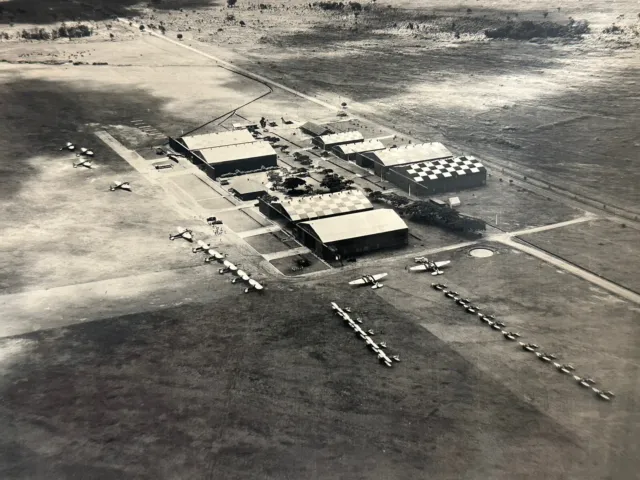 Original Photo Army Air Force Clark Field - Luzon Island Philippines TYPE 1 WW2
