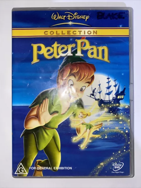 Peter Pan DVD Region 4 VGC Walt Disney Collection Family Movie VGC - FAST POST!