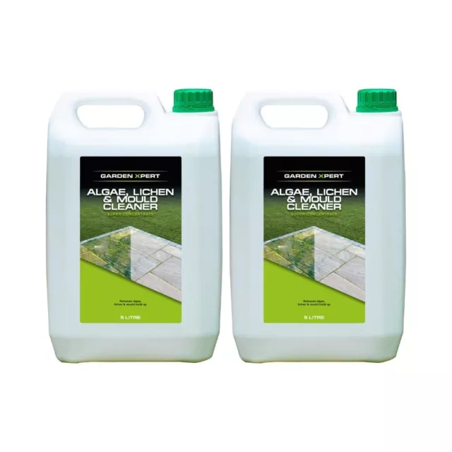 Garden Xpert - Algae, Lichen & Mould Concentrate Cleaner 2 X 5L (2 Pack)