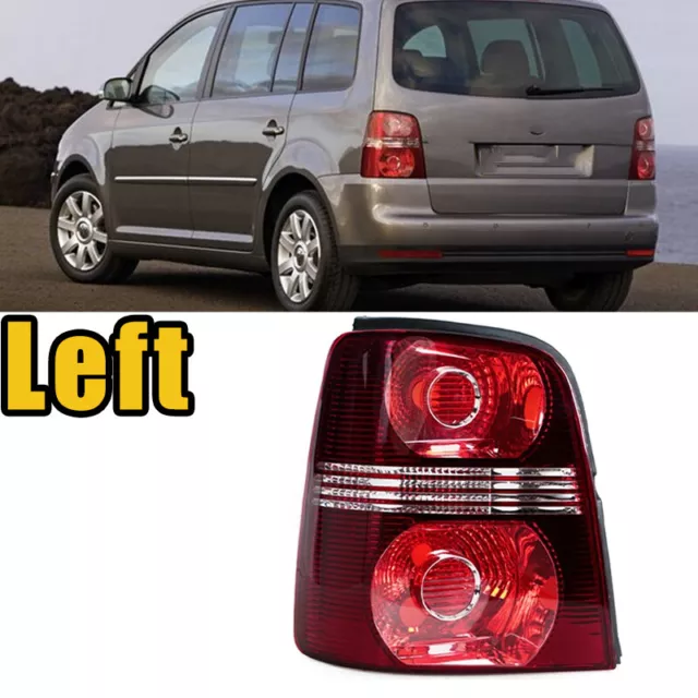 Left Car Rear Tail Light For Volkswagen Touran 2008-2010 No Bulb Tail Lamp Lens