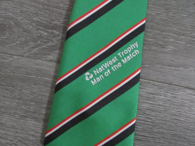 Nat West Trophy Man of the Match Cricket Tie Issued to a Worcestershire Player