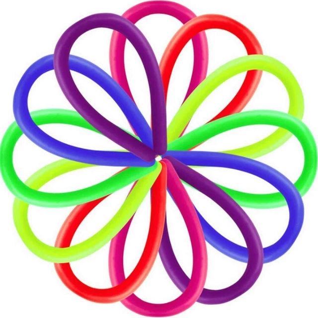 6Pcs/Set Fidget Affe Noodle Stretch String Sensory Kinder Stress ReliefSpielzeug