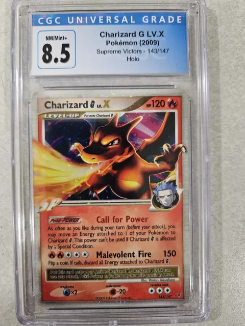 CHARIZARD G LV.X - 143/147 - Ultra Rare Holo 2009 Supreme Victors Pokemon  Card $179.99 - PicClick