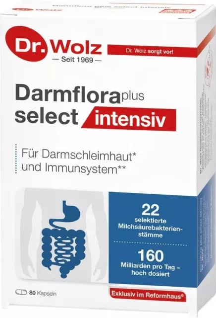 Dr. Wolz, Darmflora Plus Select intensiv, 80 kapseln #H99