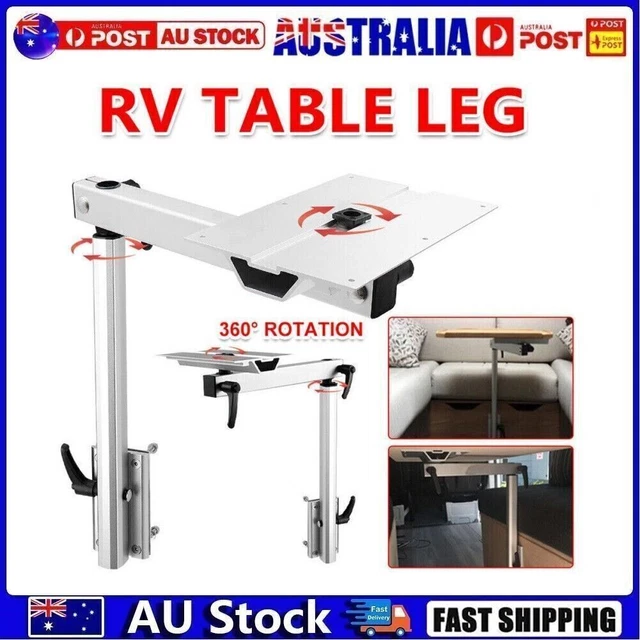 RV TABLE LEG Movable Rotatable Folding Height Adjustable Camper Caravan ...