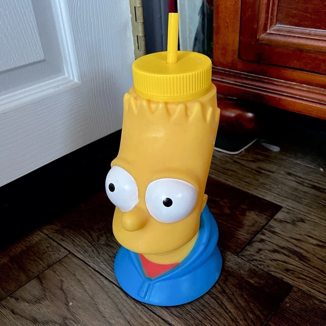 BART SIMPSON UNIVERSAL Studios Collectible Souvenir 3D Sipper Cup Mug