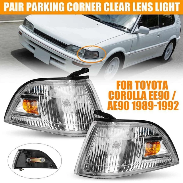 1 Pair Car Front Corner Lamp Lamp Light for Corolla EE90 AE90 1989 1990 199 B7P1