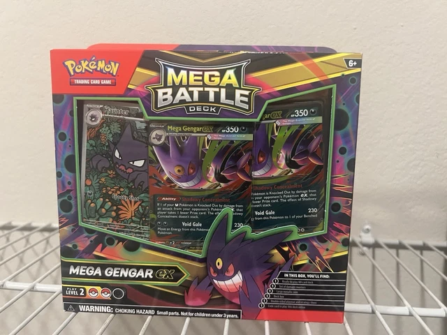 POKÉMON TCG MEGA Battle Deck Mega Gengar Ex BRAND NEW SEALED Free POKÉMON TCG MEGA Battle Deck Mega Gengar Ex BRAND NEW SEALED Free