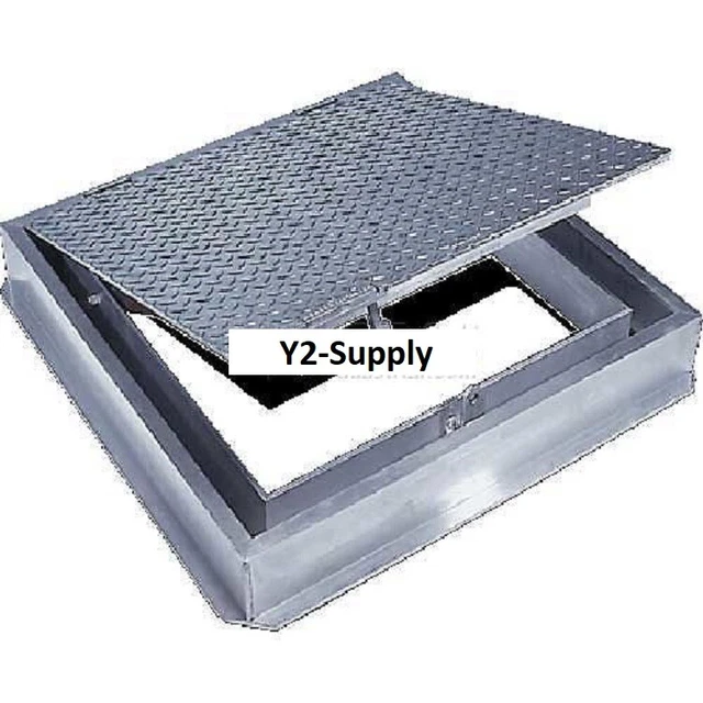 NEW! Acudor 36x36 Aluminum Floor Door-Channel Frame With Drain!!