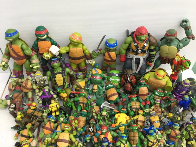 VTG & Modern 18 lbs LOT Teenage Mutant Ninja Turtles Action Figures Toys TMNT