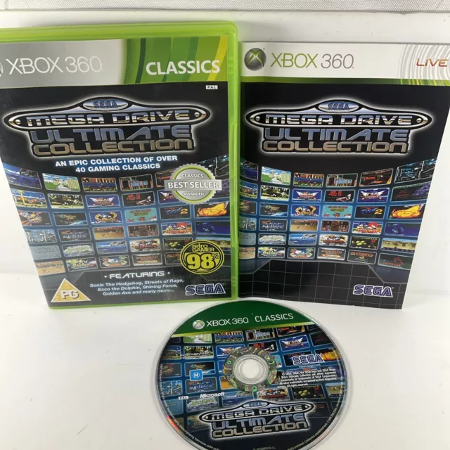 Sega Mega Drive Ultimate Collection Xbox 360 Video Game Manual PAL