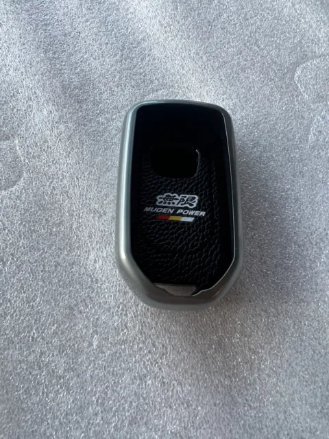 FUNDA DE SILICONA PLATEADA 3 BOTONES LLAVE QUE SE ADAPTA HONDA CIVIC TIPO R fk2 fk8 mugen