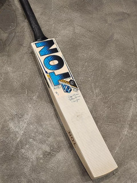 SS TON Elite Cricket Bat AMAZING PING 43mm Huge Edges THICK 32MM Toe  👏