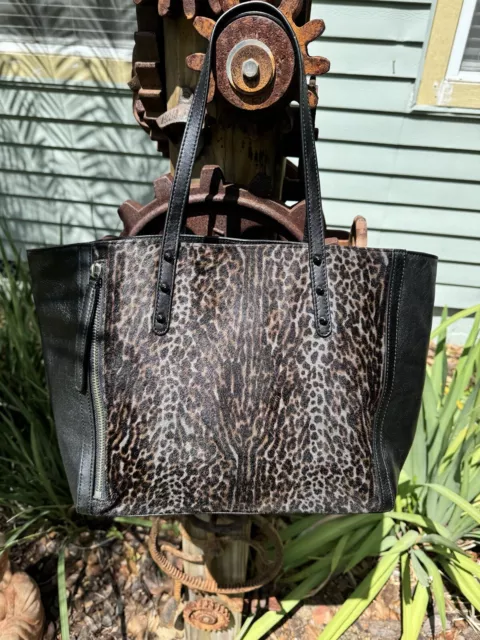 Rebecca Minkoff Large Tote Bag With Leopard Print