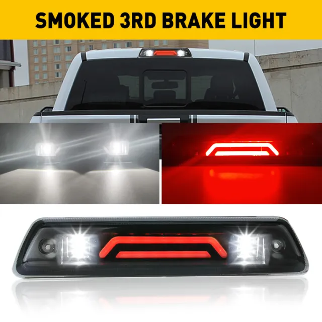 Smoke LED 3RD Third Brake Light Cargo Tail Lamp For 2009-2014 Ford F150 F-150