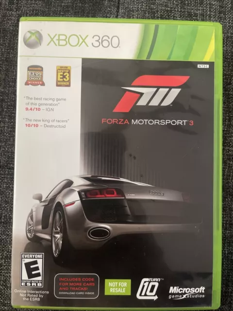 FORZA MOTORSPORT 3 (2009!) Original Soundtrack (CD) Xbox 360 **SEALED**  *RARE!*