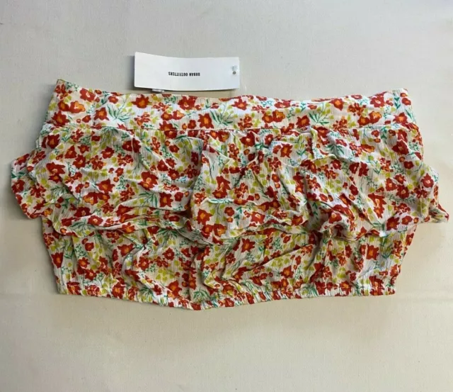 Urban Outfitters Floral Tube Top Size S Brand New With Tags UK Seller