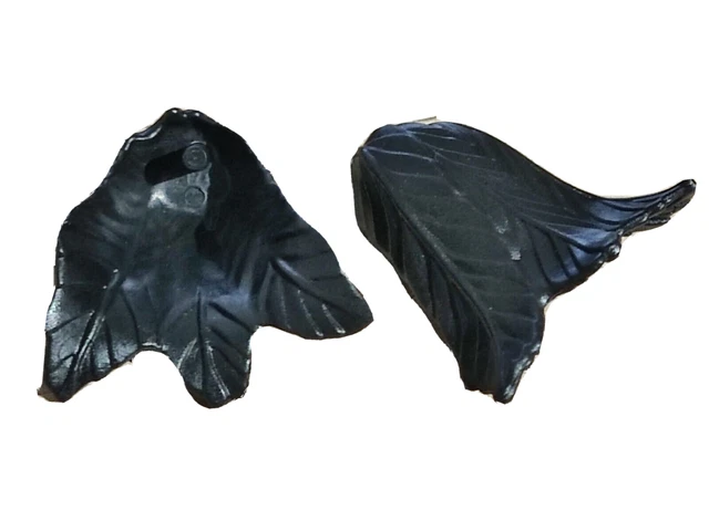 2 Plumets Noirs Pour Figurines PLAYMOBIL Romains - Centurion, Tribun - Pièces Détachées D'occasion