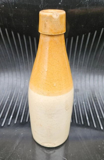 Vintage Stoneware Beer Bottle by J. Macintyre Liverpool