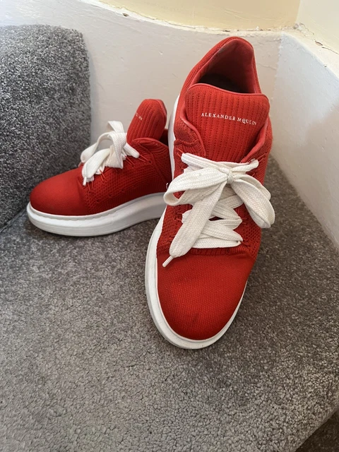 Alexander mcqueen knitted best sale trainers