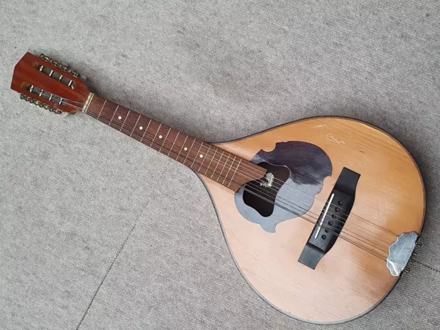 Nice, big and old mandolin / mandola? needs service, "Schaller"