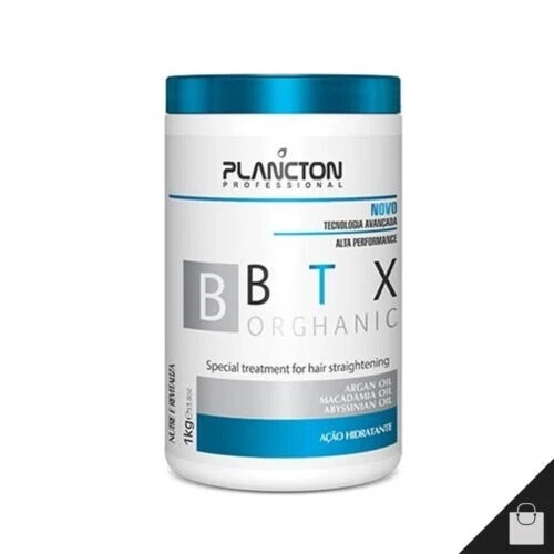 Máscara Plancton Btx tratamiento alisado del cabello profesional orghanic 1 kg 34 oz