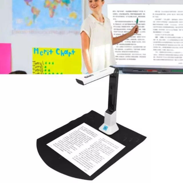 Faltbarer A4-Lehrer-Dokumentenkamera-Scanner mit 8 MP für Bücher und Dokumente