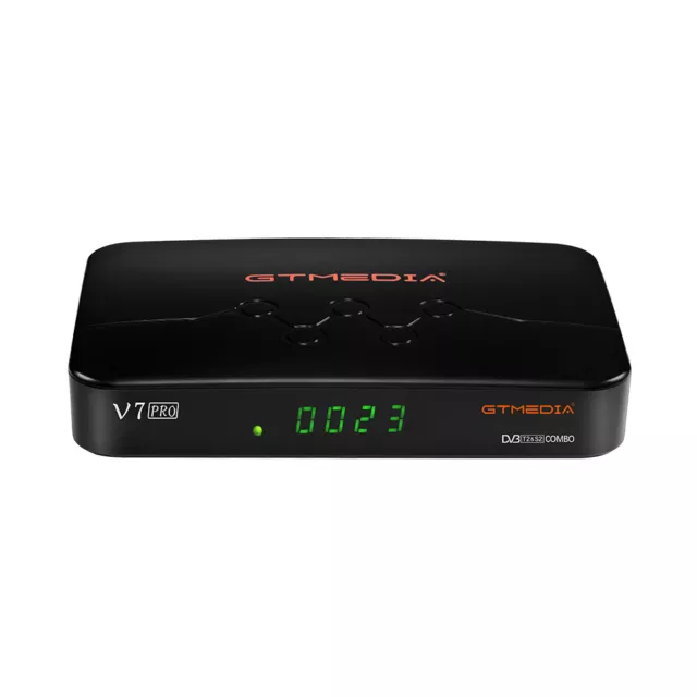 Digital Full HD Satellite Receiver Decoder DVB-S2/S2X SAT TV Box Twin Tuner PVR