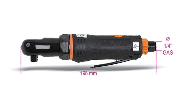 Beta Tools 1921 M1 Compact Réversible 0.6cm Lecteur Cliquet Air 27Nm 019210005