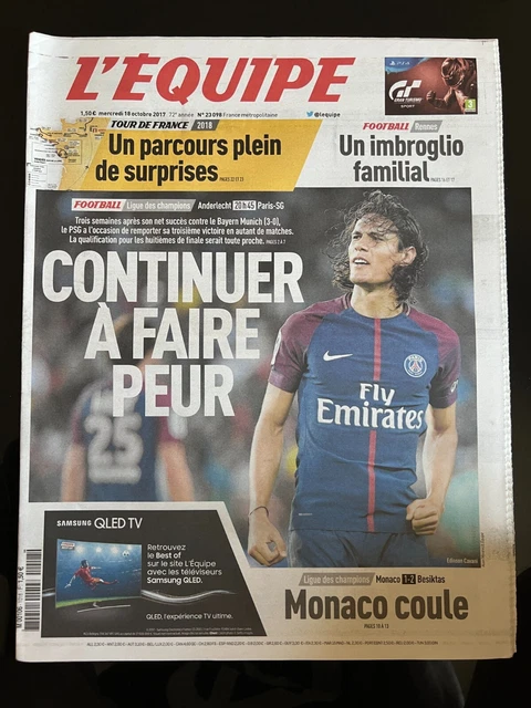L'EQUIPE JOURNAL 4/07/2004; Tour de France; Fabian Cancellara en jaune/ Tigana EUR 4,25 - FR L'EQUIPE JOURNAL 4/07/2004; Tour de France; Fabian Cancellara en jaune/ Tigana EUR 4,25 - FR