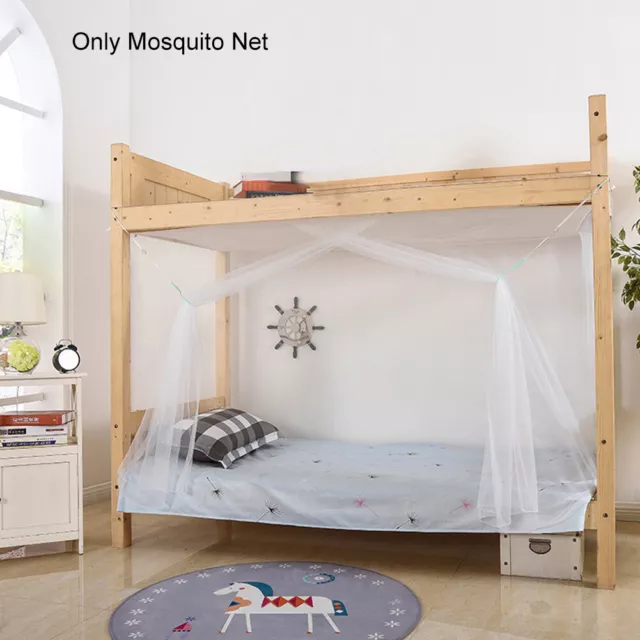 Student Dormitory Curtain Bedding Accessories Mosquito Net Home Indoor Bunk Bed