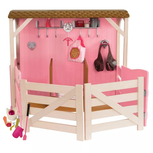 OUR GENERATION HORSE Barn Playset for 18" Dolls Saddle Up Stables