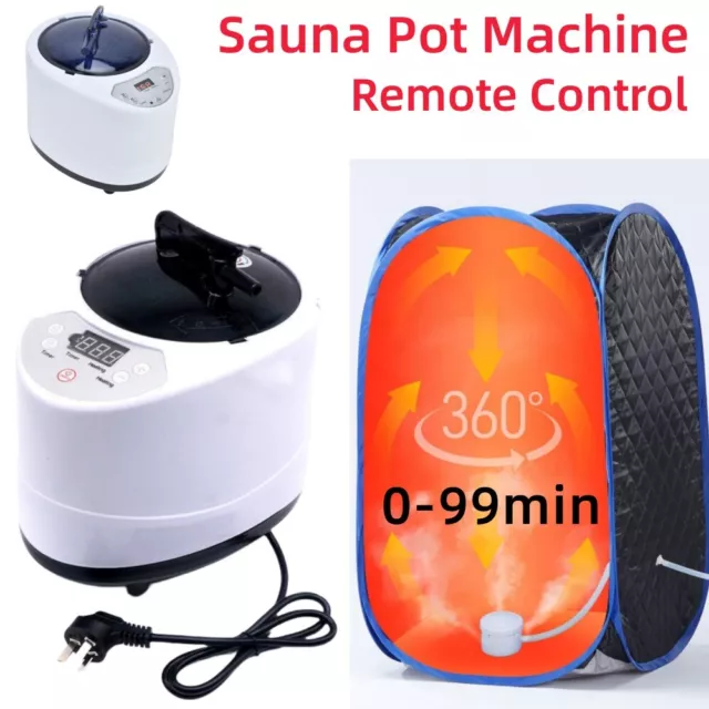 1000W Sauna Pot Machine Sauna Steamer Generator Portable 2.6L Spa Machine Home