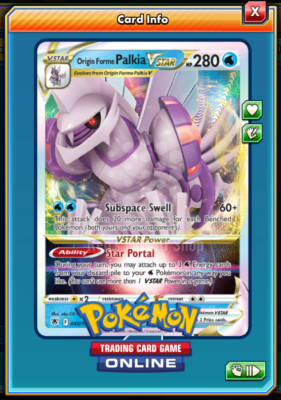alt rare pokemon cards Palkia - 106/106 main image 1