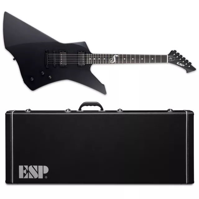 ESP Snakebyte James Hetfield Black Satin BLKS Electric Guitar + Hard Case Japan
