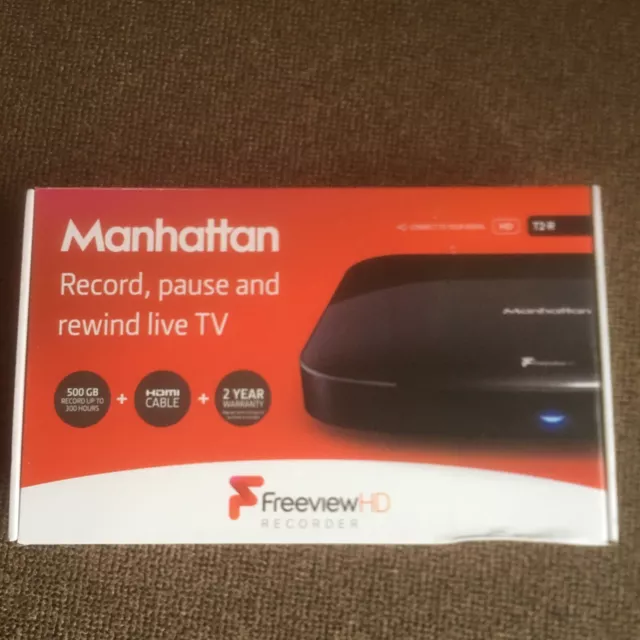 manhatton T2-R freeview HD recorder 500 GB