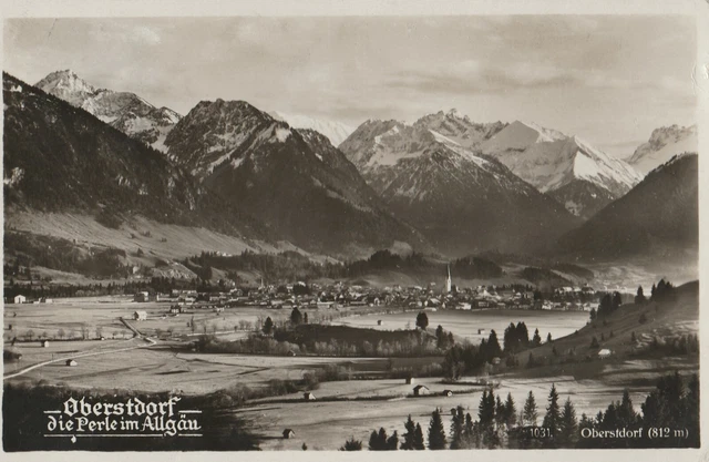 AK Oberstdorf die Perle im Allgäu
