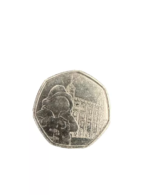 Paddington Bear at Tower of London  2019 50p Fifty Pence Coins