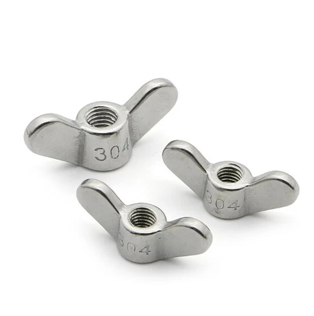 Butterfly Wing Thumb Nut M4 M5 M6-M20 Hand Tighten Nuts Claw Nut 304 Stainless