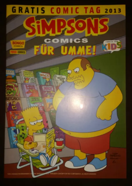 Simpsons: Bongo Comics Für Umme! - Gratis Comic Tag 2013 - Top