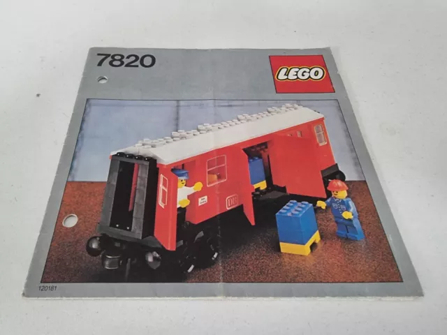 TOP: LEGO 7820 vagone postale con BAL - Mail Van Wagon 1980 per 7815 7819 7740 7725