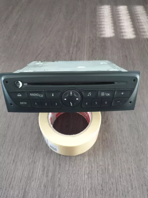 Autoradio CD Bluetooth - Renault Clio III ph. 2 - livré avec code -  281157453R * 