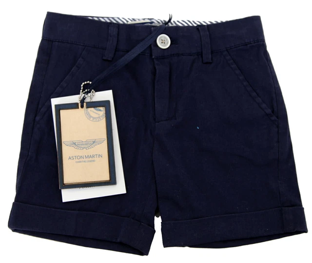 Pantaloni bambini Aston Martin pantaloncini chino taglia 62/68 3-6 mesi UK 2 ANJE4246