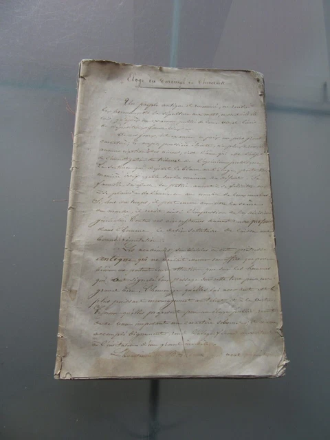 Manoscritto 1850 Eloge du Cardinal [Jean Lefebvre] de Cheverus [1768-1836]