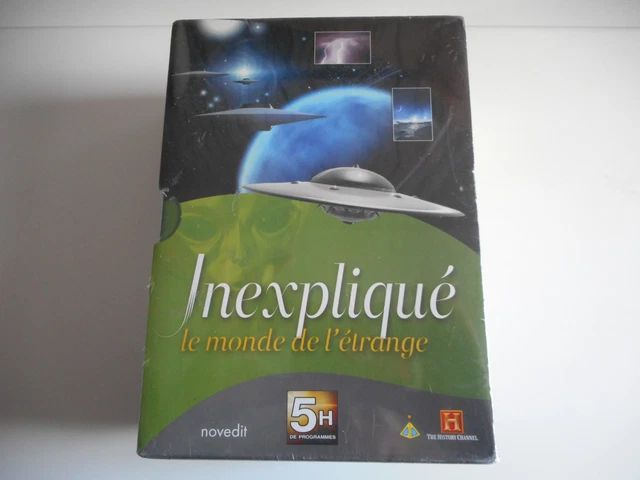 Coffret 5 Dvd Neuf - Inexplique / Le Monde De L'etrange - Duree 5H