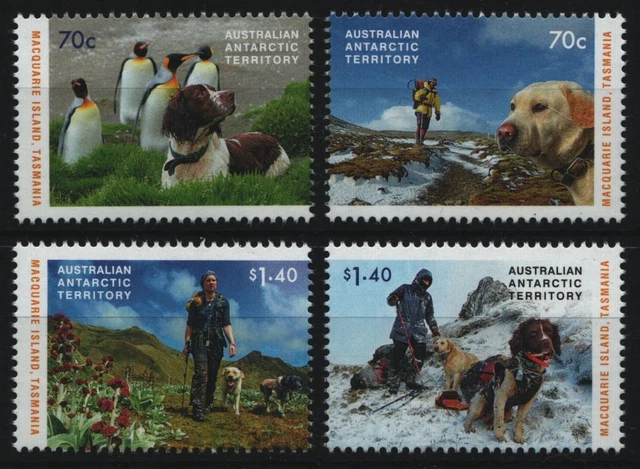 AAT / Austral. Antarctica 2015 - Mi-No. 232-235 ** - MNH - Dogs / Dogs