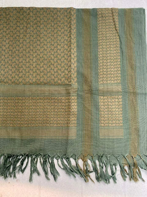 Freak Scene Kefiah Blu Marino - Sciarda Arafat Shemagh In Cotone 100% - Foulard Multiuso Uomo Donna