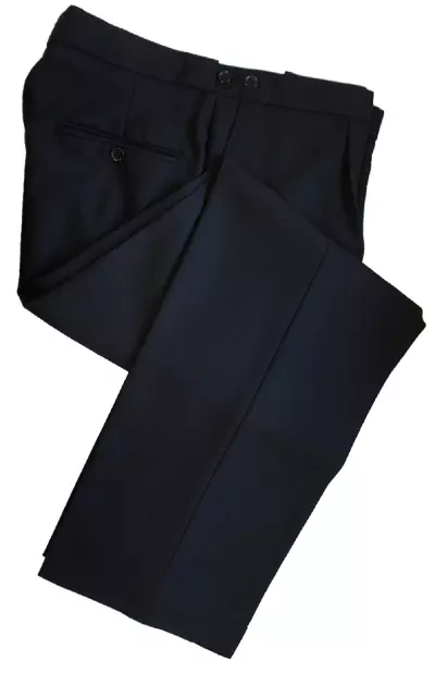 Black Trouser For Funeral Wool 100% Herringbone Quality Masonic Suit Trousers