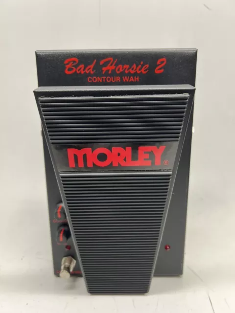 MORLEY PBA-2 Bad Horsie 2 Contour Wah, Dual Bass Wah Guitar Pedal.