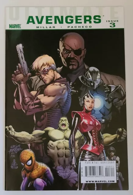 Ultimate Avengers #3 (Marvel 2009 Series) Nos Est~9.4+Nm Grade Mark Millar Story